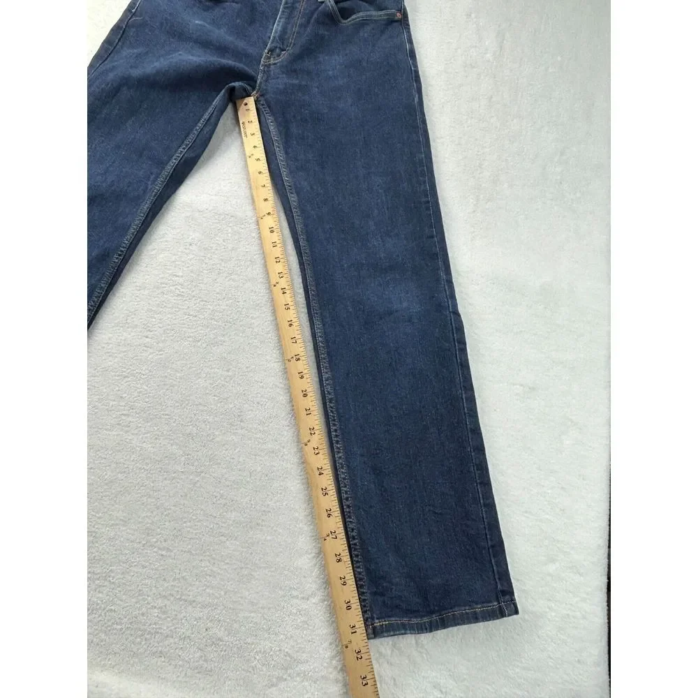 Levi's 559 Men Jeans 34x34 (Actual 34x 32) Relaxed Fit‎ Straight Leg Denim Blue